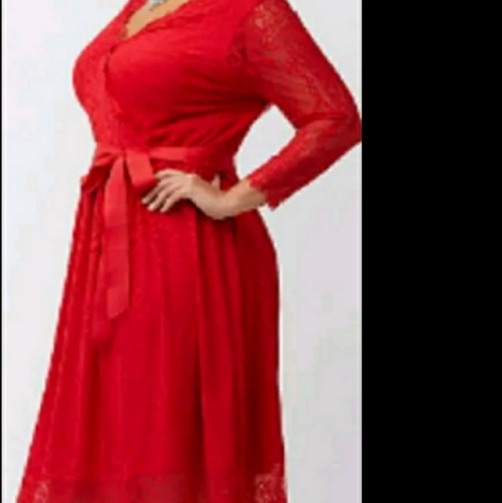 Lane Bryant NWT lace wrap dress 22